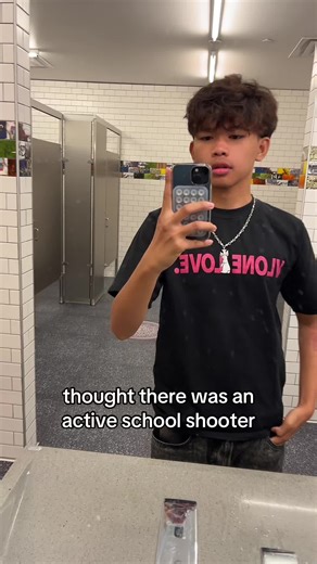 I got a lil scared.. #fyp #viral #funny #comedy #schoolbathroom | lady in bathroom