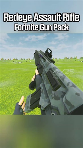 Fortnite Gun Pack - Redeye Assault Rifle | #bonelab #vr #fortnite