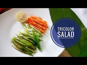 Tricolour Salad, cooking without fire, special Dish, healthy Salad, independence day Special