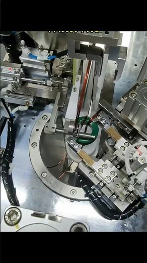 Automatic toroidal winding machine #toroidalcoilwindingmachine #inductorwindingmachine