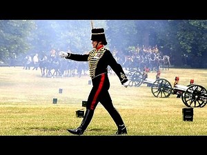 Trumpets, bells and guns mark birth