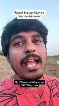 Why Do DNS & DHCP Use UDP Instead of TCP? | Network Engineer Interview Question