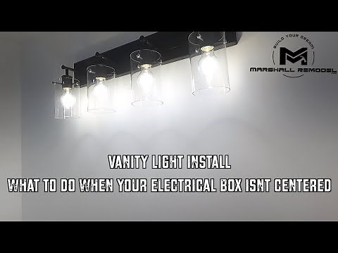 Bathroom Vanity Light Install | Easy DIY