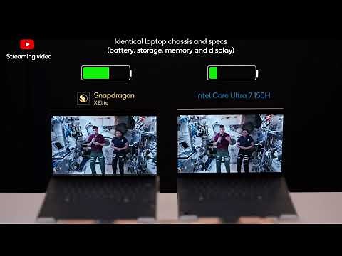 Snapdragon X Elite: 2x longer battery life