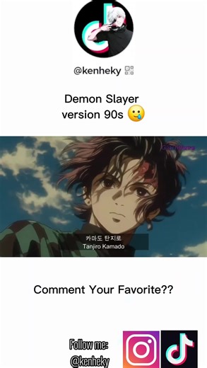 Demon Slayer 90s Version: A Nostalgic Anime Tribute