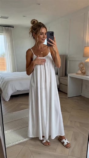 Girl, this **dress** is a game-changer! I have so many dresses just like this, but this one is a size small. Usually, I get medium to large ones. Look at this! Check it out now! I'm going to link it below in my TikTok shop. You guys have to check it out. #SummerVibes #tiktokdress #plussizeswimdresses #sleevelessmaxidress #springmaxidress #plussizemilkmaiddress #beigemaxidress #vestidosplussize #floralmaxidress #summerdressfind #yellowmaxidress