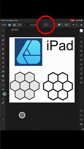 iPad Affinity Designer creat Artboard Frame Windows Layouts Layers
