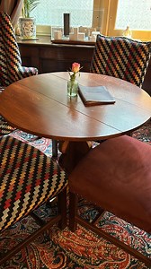 Solid Oak Drop Leaf Table With Custom Brass Protective Feet - Etsy UK