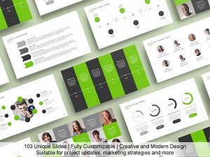 Modèle de présentation d'entreprise professionnelle : PowerPoint modifiable, Google Slides, Keynote (téléchargement numérique) - Etsy France