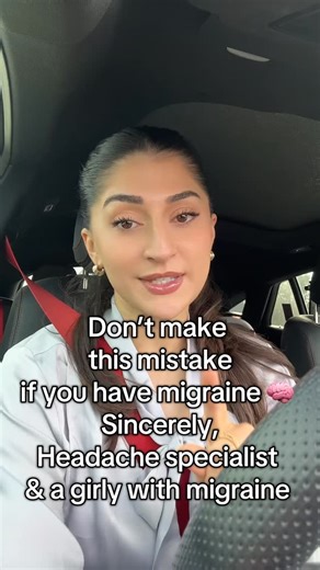 Dr. Mina | Neurologist | Don’t make this mistake if you have migraine! ❌ “I’ll just sleep it off.” ⚠️ Sleep alone does NOT stop a migraine. Even while you’re... | Instagram