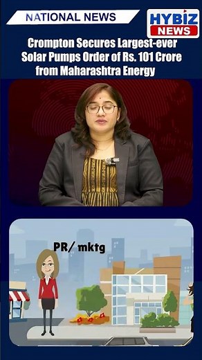 Crompton Bags ₹101 Cr Solar Pump Order from MEDA | PM-KUSUM Scheme Boost to Farmers