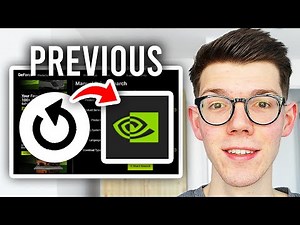 How To Install Previous or Downgrade NVIDIA Drivers - Step By Step