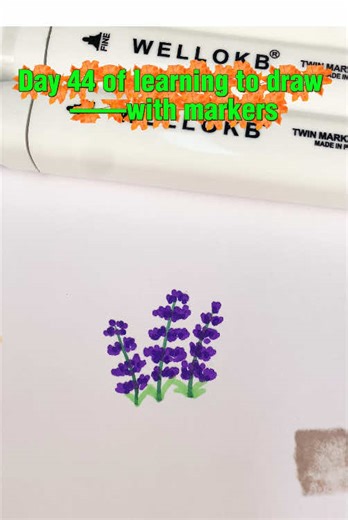 44 days | do you like#coloring #markers #art #fyp #drawing