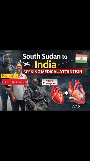 Satyug Healthcare - Overseas Patients Assistance in India on Instagram: "LMr. Mathew, a dignified 76-year-old gentleman from South Sudan, arrived in India with a singular hope to find a solution for his end-stage heart failure. After extensive consultations with India’s top cardiologists, the clinical team explored the possibility of an LVAD (Left Ventricular Assist Device). However, a detailed angiography revealed a rare and difficult reality. Mr. Mathew was suffering from biventricular failure
