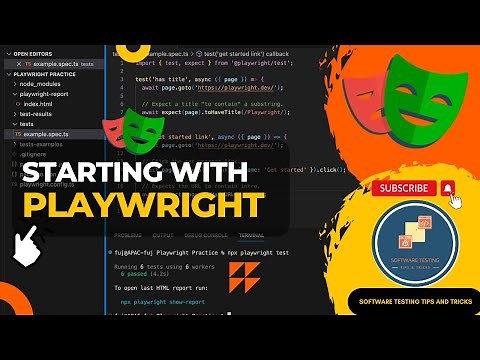 Playwright tutorials for beginners - install and Run First Script