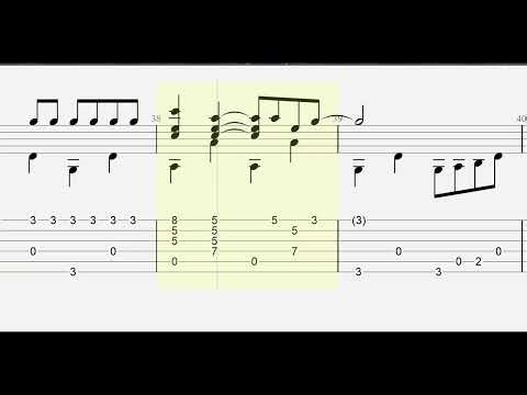 The Beatles: Hello, Goodbye with full tablature/sheet music for solo fingerstyle guitar