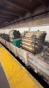 NYCT Work Train Coming From Picking up Trash & Debris #NYCSubway #NYC #MTA #NewYorkCitySubway #LIRR #SubwayTrain #NewYork #NewYorkCity | NYC Subway Life