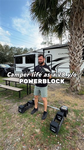 #Sponsored The Powerblock barbell attachment makes them MORE than just dumbbells 🏋 The amount of space saved is truly insane!! 🔗 Link in bio for the weights 💵 RYANR20 for $20 off! #PowerBlockPartner #PowerBlock #Workout #LiftingWeights | Ryan Robertson