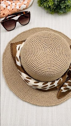 Crochet sun hat for summer 🌸☀️🌻