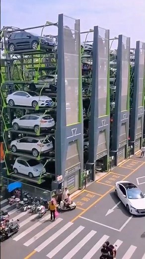 Automated Vertical Car Parking System – Smart Multi-Level Parking Tower