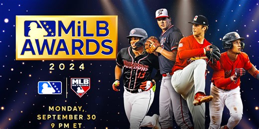 Watch the 2024 MiLB Awards Show on MLB Network on Monday