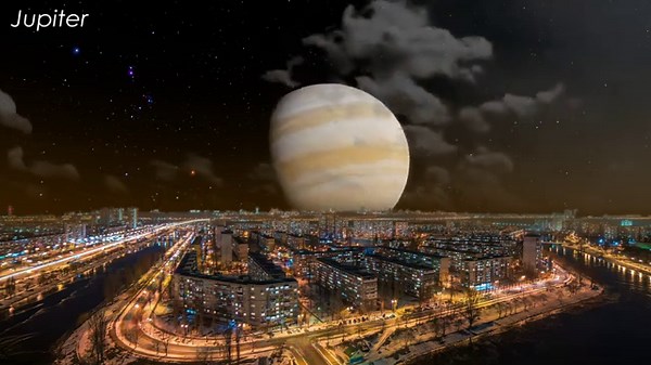 Planets Falling Into Earth (Realistic Visualization)