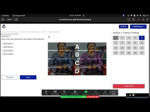 Tips and sample questions for the scholarship test
