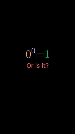 What is 0^0? Two Rules Give DIFFERENT Answers 🤯