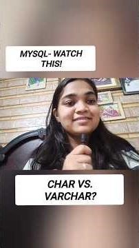 CHAR VS. VARCHAR MYSQL✅ Watch this #tech #mysql #coding
