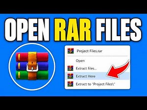 How To Open RAR Files in Windows (Extract .RAR Files Easily)