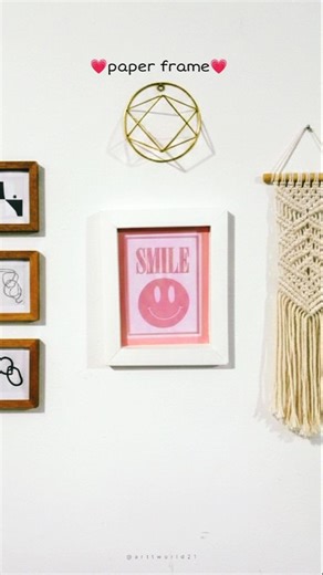 3D paper photo frame 🖼️💗| #photoframe #diy #papercraft #artandcraft #shorts #youtubeshorts #viral