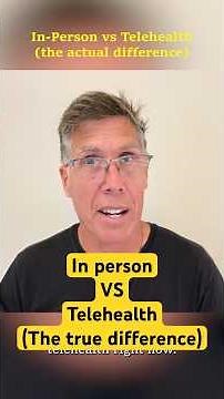 In-Person VS Telehealth #therapy #shorts