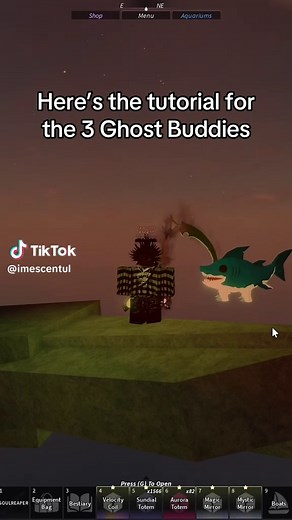 Tutorial For Tge 3 Ghost Buddies #roblox #fyp #fischroblox #update #fisch