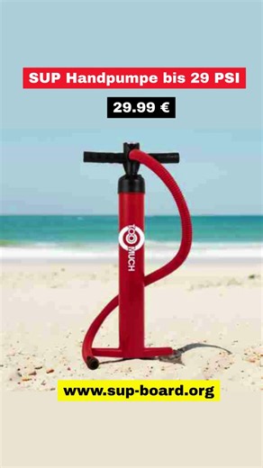 Too Much – Manuelle SUP Pumpe mit Manometer