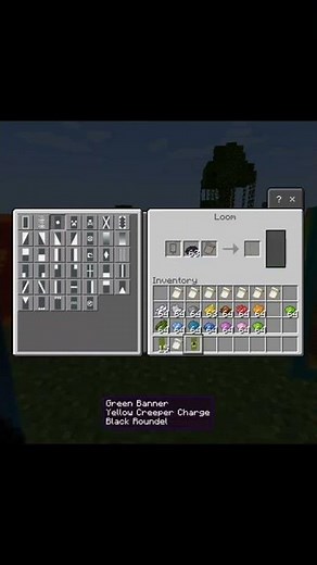 How to make Lion Banner in Minecraft #shorts