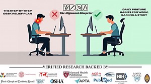 Desk Posture Guide and Exercise Plan | Neck, Shoulder and Back Pain Relief (digital Download) - Etsy