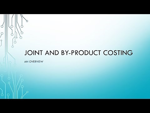 Joint and by-product costing 1: An overview