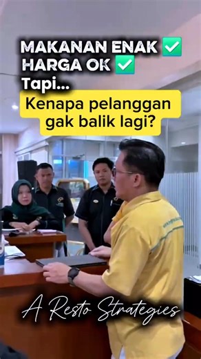 “Kenapa makanan enak… tapi pelanggan gak balik lagi?”. #strategipenjualan #kuliner #foodandbeverage