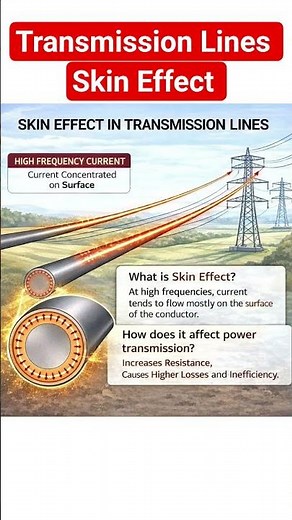 Skin effect in conductors/ transmission lines