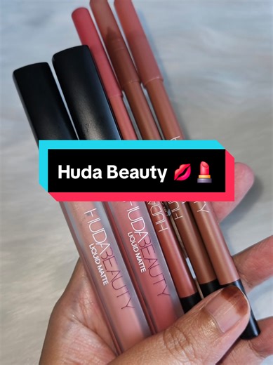 Lowkey OBSESSED with Huda Beauty lip products 💋💄 From the Lip Contour liner to the matte lipstick—everything is lightweight, insanely pigmented, and does not dry out my lips. @hudabeauty #hudabeauty #bombshell #venus #hudabeautylipcontour #hudabeautylipmatte