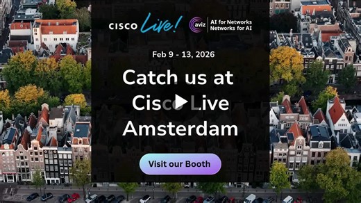 Connect with Aviz experts at Cisco Live 2026 Amsterdam. Book an early meeting. | Aviz Networks