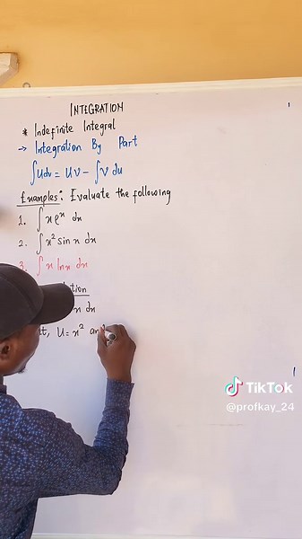 CALCULUS ||| INTEGRATION (Integration by Part) #profkay_24 #profkay #calculus #integration #integral #standardintegralform #standardintegral #standardindefiniteformula #integrationbysubstitution #integrationbyalgebraicsubstitution #integrationbypart #integrationbypartialfraction #integrationbytrigonometrysubstitution #fyp #science #gcse #sat #gcsemath #gcsemathematics #mathstutorial #alevels #college #education #onlinestudies #collegelife #tutorial #jamb #utme #jambutme #jambutme2025 #jamb2025 #