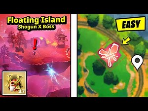 How to Find Floating Rift Island Shogun Arena Boss & Mythic Shogun X Medallion Gameplay (Fortnite)