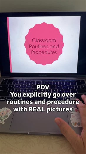 Amanda | Kindergarten Writing on Instagram: "‼️LESS THEN $3‼️ Comment SLIDES and I’ll send you the link directly! Get these fully editable PowerPoint slides to go over routines and procedure and the best part is they are all REAL PICTURES!"