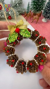 179K views · 2.3K reactions | DIY Pine cone Christmas Wreath #diy #diyideas #Christmas #crafts #fblifestyle #wreath #pinecone | Eli Shiny Crafts | Facebook