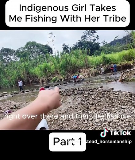 Indigenous Girl Takes Me Fishing With Her Tribe - Part 1 #papuanewguinea #pngtiktok #indigenoustiktok #solotravel