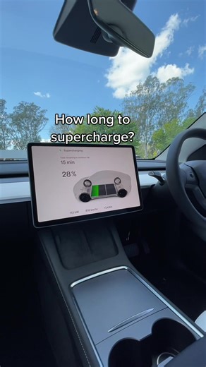 Tesla Supercharging: 24% to 60% in 13 Minutes