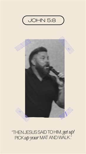 10K views · 104 reactions | “Get up. Pick up your mat. And walk.” ➡️ Pastor Josh reminded us this Sunday that Jesus doesn’t just meet us in our stuck places—He calls us out of them. You don’t have to stay paralyzed by fear, shame, or your past. When Jesus speaks, healing follows. It’s time to get up and walk.  #Breakthrough #John58 #SundayRecap #JourneyChurch | Journey Church | Facebook