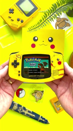 Custom Pikachu Game Boy Advance Design