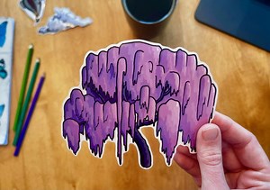 Willow Tree Transparent Vinyl Sticker - Etsy